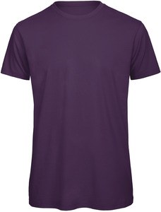 B&C CGTM042 - Organic Cotton Crew Neck T-shirt Inspire Miejski fiolet