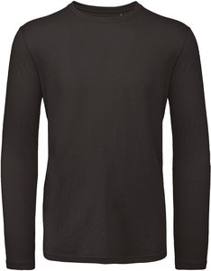 B&C CGTM070 - Men's organic Inspire long-sleeved T-shirt Czarny