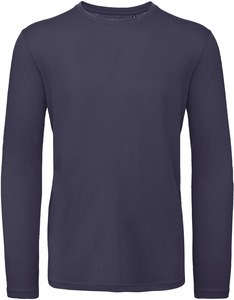 B&C CGTM070 - Men's organic Inspire long-sleeved T-shirt Miejski granat