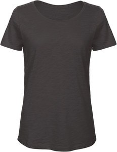B&C CGTW047 - Ladies' Organic Slub Cotton Inspire T-shirt Szykowna czerń
