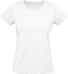B&C CGTW049 - Inspire Plus Ladies' organic T-shirt Biały