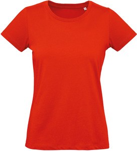 B&C CGTW049 - Inspire Plus Ladies' organic T-shirt Ognista czerwień