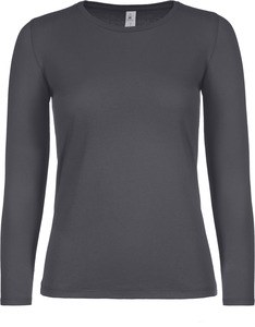 B&C CGTW06T - #E150 Ladies' T-shirt long sleeves Ciemna szarość