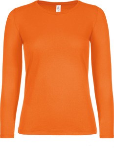 B&C CGTW06T - #E150 Ladies' T-shirt long sleeves Pomarańczowy