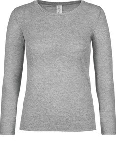B&C CGTW06T - #E150 Ladies' T-shirt long sleeves Sportowa szarość