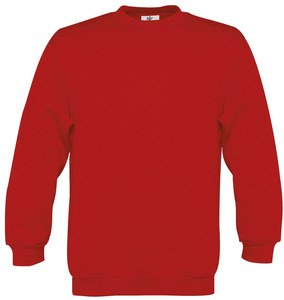 B&C CGWK680 - Kids' crew neck sweatshirt Czerwony