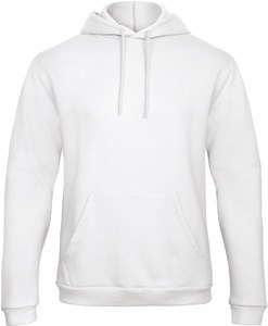 B&C CGWUI24 - ID.203 Hooded Sweatshirt Biały