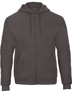 B&C CGWUI25 - ID.205 Full Zip Hooded Sweatshirt Antracyt