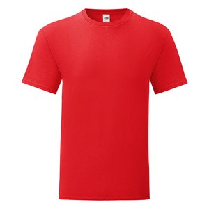 Fruit of the Loom SC61430 - Iconic-T Men's T-shirt Czerwony