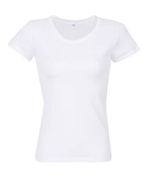 RTP Apparel 03260 - Cosmic 155 Women Damski T Shirt Z Bocznymi Szwami I Krótkimi Rękawami
