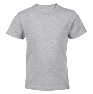 ATF 03274 - Lou T Shirt Dziecięcy Okrągły Dekolt Wyprodukowany We Francji Mieszanka szarości