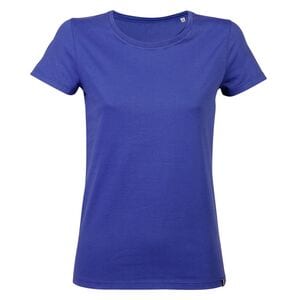 ATF 03273 - Lola T Shirt Damski Okrągły Dekolt Wyprodukowany We Francji ciemnoniebieski
