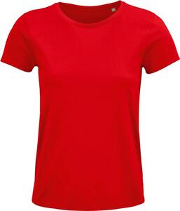 SOL'S 03581 - Crusader Women Damski Dopasowany T Shirt Z Okrągłym Dekoltem Red