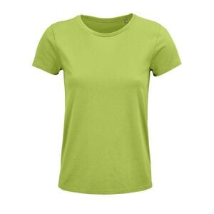 SOL'S 03581 - Crusader Women Damski Dopasowany T Shirt Z Okrągłym Dekoltem Zielone jabłuszko