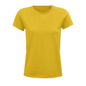 SOL'S 03581 - Crusader Women Damski Dopasowany T Shirt Z Okrągłym Dekoltem Złoty