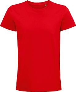 SOL'S 03565 - Pioneer Men Męski Dopasowany T Shirt Z Okrągłym Dekoltem Red