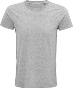 SOL'S 03565 - Pioneer Men Męski Dopasowany T Shirt Z Okrągłym Dekoltem Grey Melange