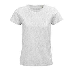 SOL'S 03579 - Pioneer Women Damski Dopasowany T Shirt Z Okrągłym Dekoltem Popiel