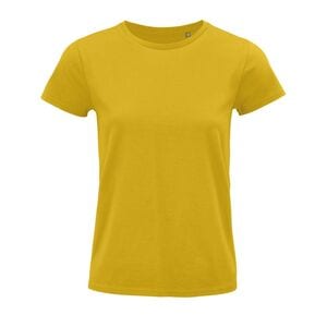SOL'S 03579 - Pioneer Women Damski Dopasowany T Shirt Z Okrągłym Dekoltem Złoty