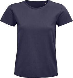 SOL'S 03579 - Pioneer Women Damski Dopasowany T Shirt Z Okrągłym Dekoltem Mysia szarość