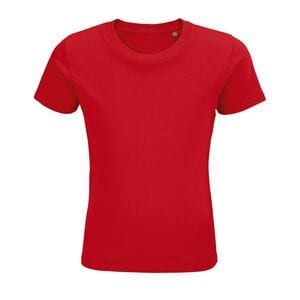 SOL'S 03578 - Pioneer Kids Dziecięcy Dopasowany T Shirt Z Okrągłym Dekoltem Red