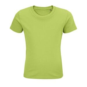 SOL'S 03578 - Pioneer Kids Dziecięcy Dopasowany T Shirt Z Okrągłym Dekoltem Zielone jabłuszko