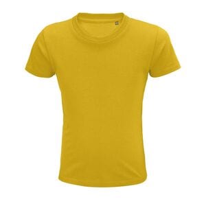 SOL'S 03578 - Pioneer Kids Dziecięcy Dopasowany T Shirt Z Okrągłym Dekoltem Złoty