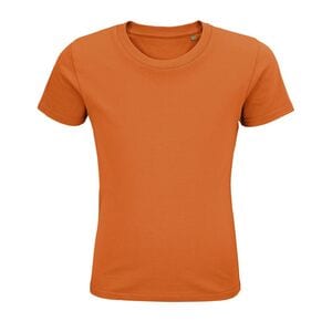SOL'S 03578 - Pioneer Kids Dziecięcy Dopasowany T Shirt Z Okrągłym Dekoltem Pomarańczowy