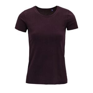NEOBLU 03571 - Leonard Women Damski T Shirt Z Krótkimi Rękawami Deep Burgundy