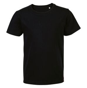 ATF 03274 - Lou T Shirt Dziecięcy Okrągły Dekolt Wyprodukowany We Francji Głęboka czerń