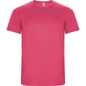 Roly CA0427 - IMOLA Techniczna koszulka  raglan z poliestru z recyklingu CONTROL-DRY Różowy fluor