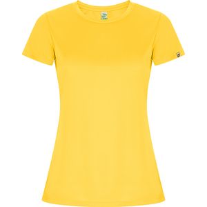Roly CA0428 - IMOLA WOMAN Techniczna koszulka  raglan z poliestru z recyklingu CONTROL-DRY Żółty