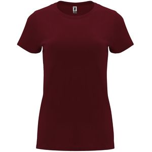 Roly CA6683 - CAPRI Damska koszulka z krótkim rękawem Granat(ciemna czerwień)