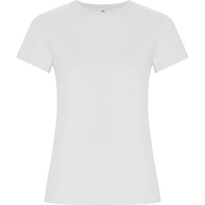 Roly CA6696 - GOLDEN WOMAN T-shirt z okrągłym dekoltem z bawełny organicznej Biały