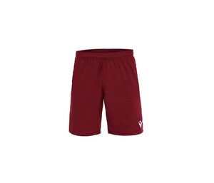 MACRON MA5223 - Sports shorts in Evertex fabric Burgundowy