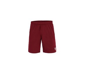 MACRON MA5223J - Children's sports shorts in Evertex fabric Burgundowy