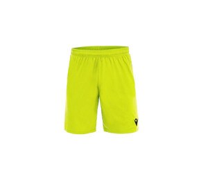 MACRON MA5223J - Children's sports shorts in Evertex fabric Żółty neon 