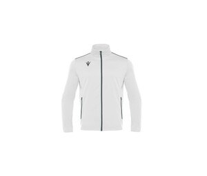 MACRON MA8122 - Large zip sweatshirt Biały