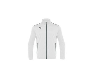 MACRON MA8122J - Children's large zip sweatshirt Biały