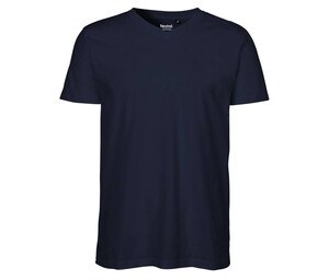 Neutral O61005 - Men's V-neck T-shirt Granatowy