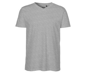 Neutral O61005 - Men's V-neck T-shirt Sportowa szarość