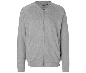 Neutral O73501 - Organic cotton fleece jacket Sportowa szarość