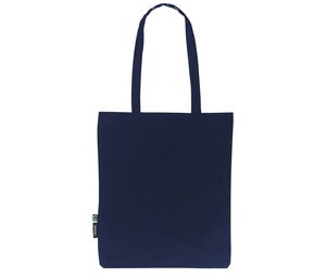 Neutral O90014 - Shopping bag with long handles Granatowy