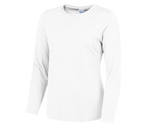 Just Cool JC012 - Neoteric ™ Women's Breathable Long Sleeve T-Shirt Arctic White