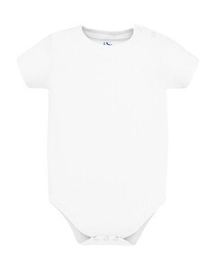 JHK JHK120 - Child's short-sleeved bodysuit Biały