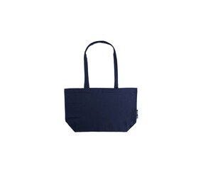 NEUTRAL O90015 - Shopping Bag with Gusset Granatowy