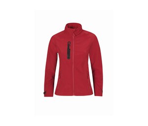 B&C BC664 - Damska kurtka softshell Głęboka czerwień