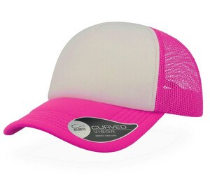 Atlantis AT011 - Czapka hip hop Fluo Fuchsia / White