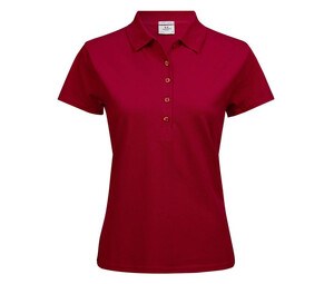 Tee Jays TJ145 - Damska luksusowa i elastyczna koszulka Polo Red