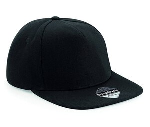 Beechfield BF660 - Oryginalna czapka z płaskim daszkiem Black/ Black/ Black